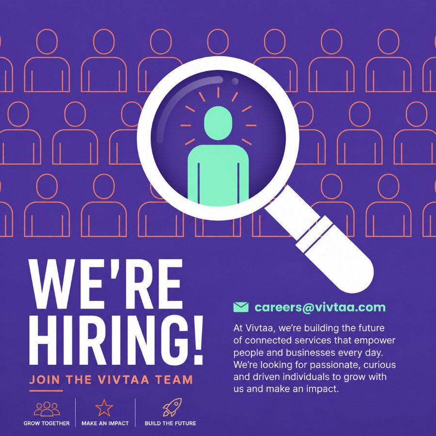 We are hiring — join the Vivtaa team
